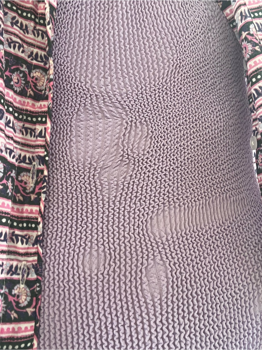 Hunza G Lilac Ribbed Tank One-Piece Swimsuit - Picture 9 of 9